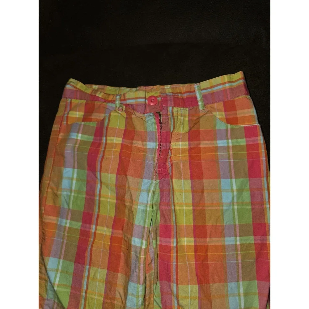 Gymboree outlet aloha‎ sunshine plaid shorts size 10